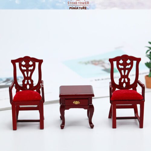 Miniature Red Sofa Chairs
