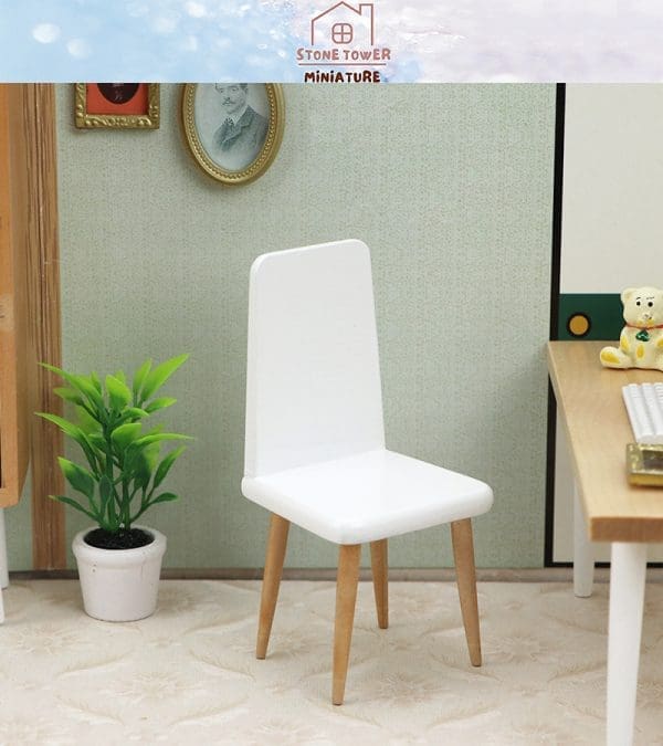 Miniature White Chairs