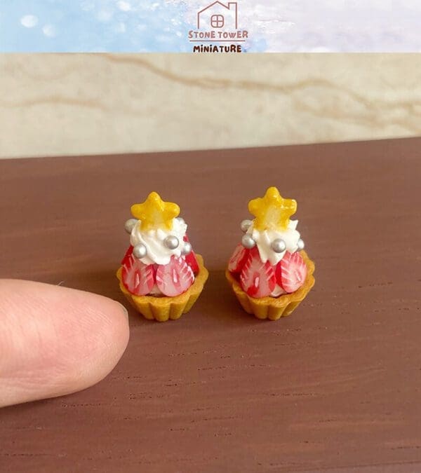 Miniature Strawberry Dessert Food