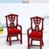 Miniature Red Sofa Chairs