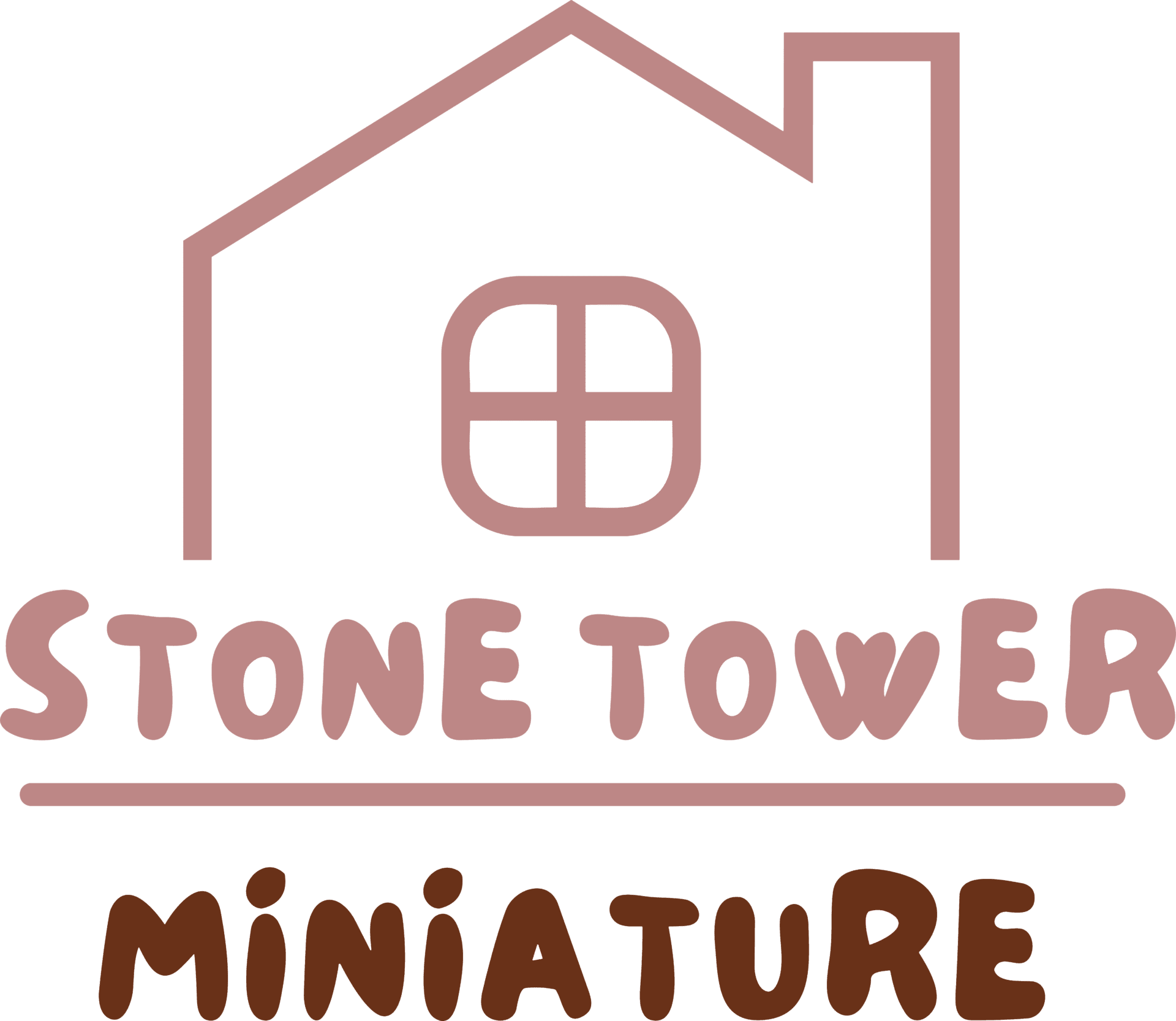 Stone tower miniatures logo.