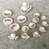 Dollhouse Porcelain Tea Set