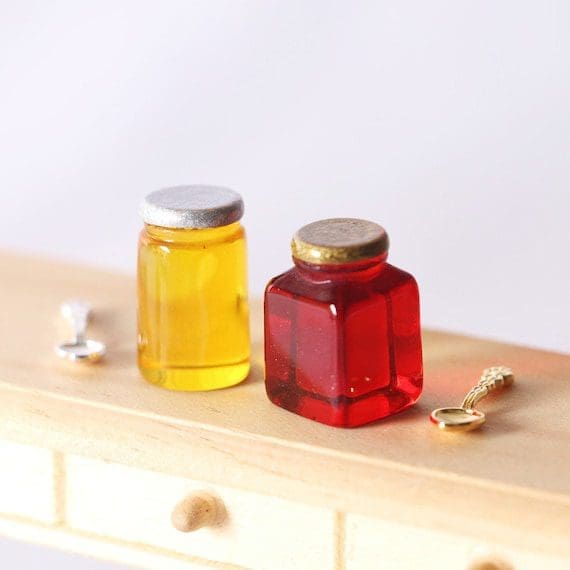 Miniature Bottles Fruit Jam