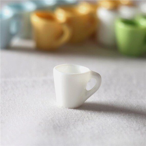 4PCS Miniature Dollhouse Mug Cups