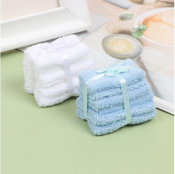 Miniature Blue Bath Towel Set