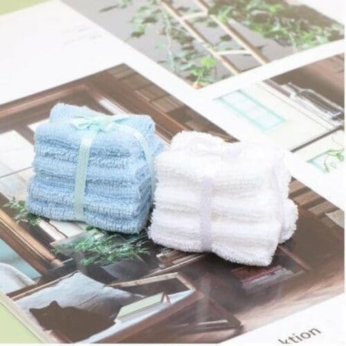 Miniature Blue Bath Towel Set