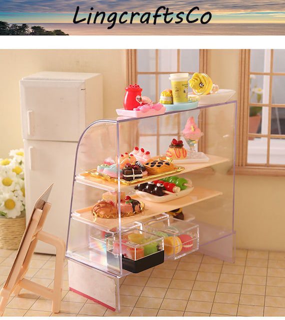 Miniature Cake Display Cabinet