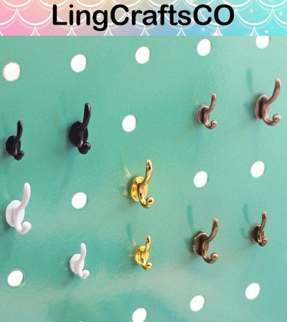 Miniature Metal Wall Hooks