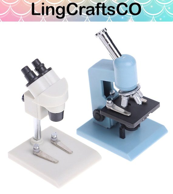 Dollhouse Miniature Microscope