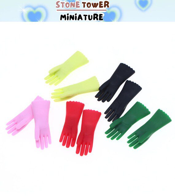 Dollhouse Kitchen Cleaning Gloves