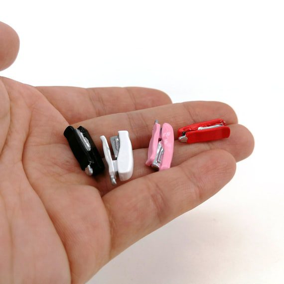 2PCS Miniature Colorful Stapler