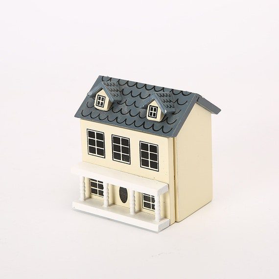 Miniature Wooden House Model