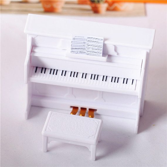 Dollhouse Grand Piano With Stool