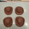 10Pcs Dollhouse Cowboy Hat Set