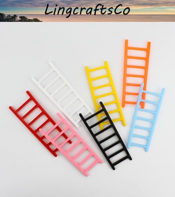 10PCS Miniature Colorful Ladder