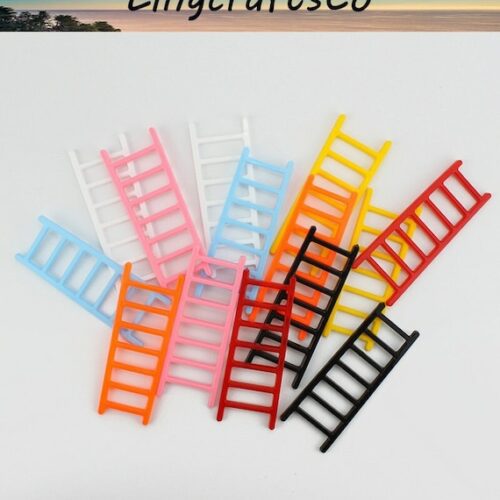 10PCS Miniature Colorful Ladder