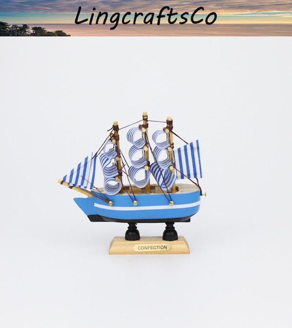 Miniature Marine Nautical Sailboat