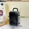 Miniature Clear Suitcase Luggage