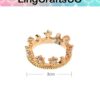 Miniature Gold Crown With Jewels
