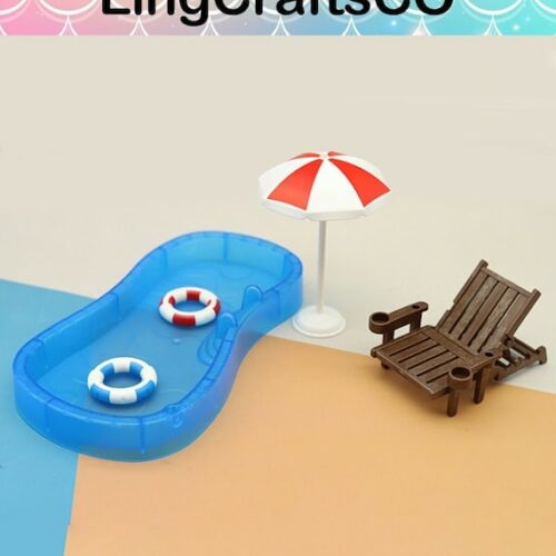 Miniature Swimming Pool Set
