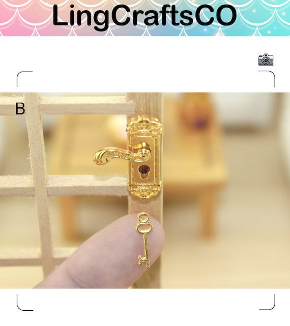 Miniature Door Lock And Key