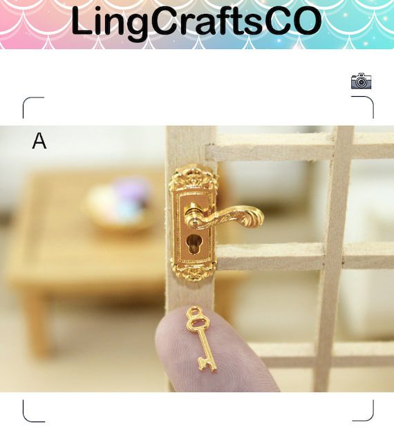 Miniature Door Lock And Key