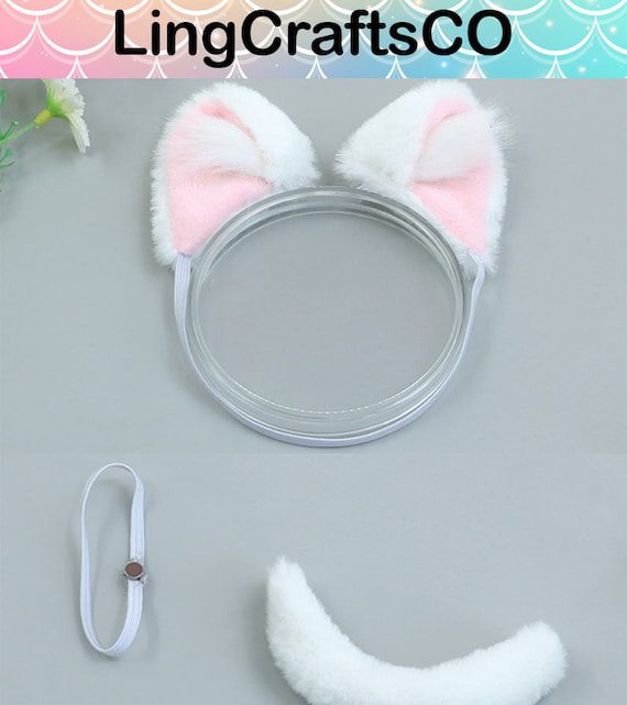 Doll Cat Ears and Tails Set