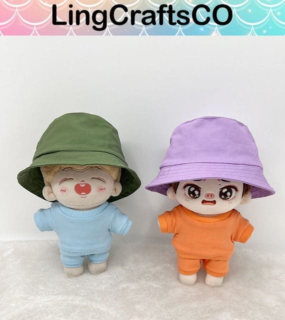 20cm Cotton Doll Fisherman Hat