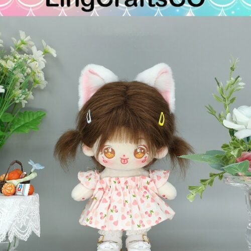 Doll Cat Ears and Tails Set