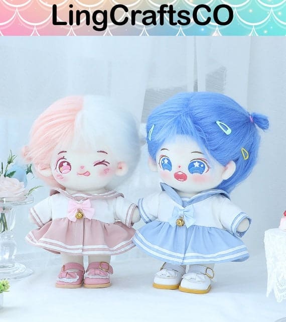 20cm Cotton Doll JK Uniform