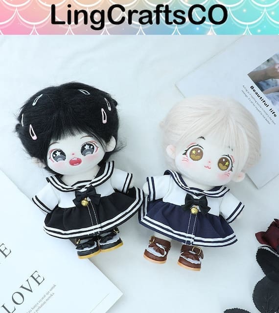 20cm Cotton Doll JK Uniform