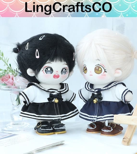 20cm Cotton Doll JK Uniform