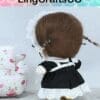 20cm Cotton Doll Maid Lace Dress