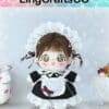 20cm Cotton Doll Maid Lace Dress