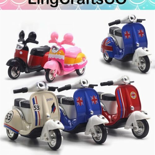 Miniature Cartoon Motorcycle