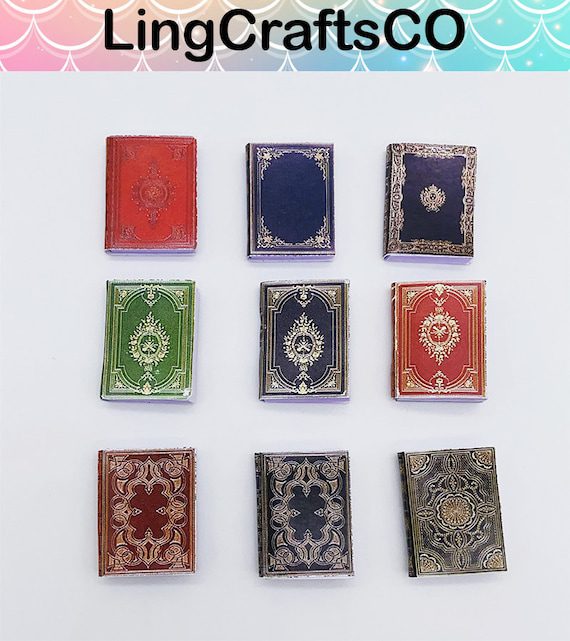 3PCS Miniature English Book