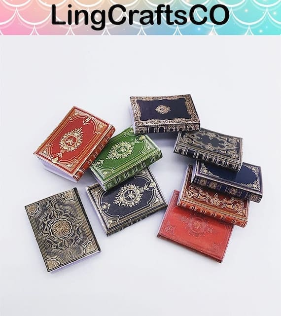 3PCS Miniature English Book