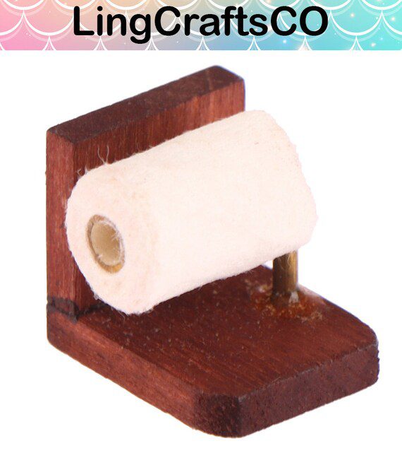 Miniature Dollhouse Tissue Roll