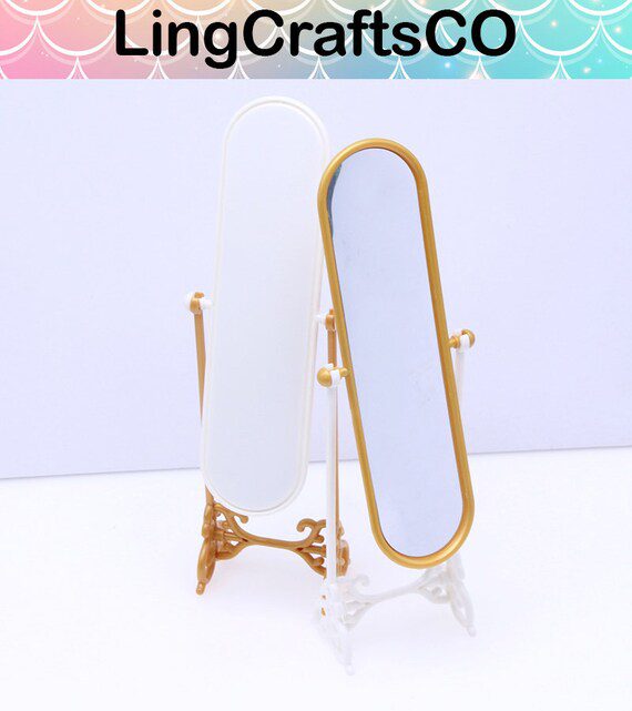 Miniature Standing Floor Mirror