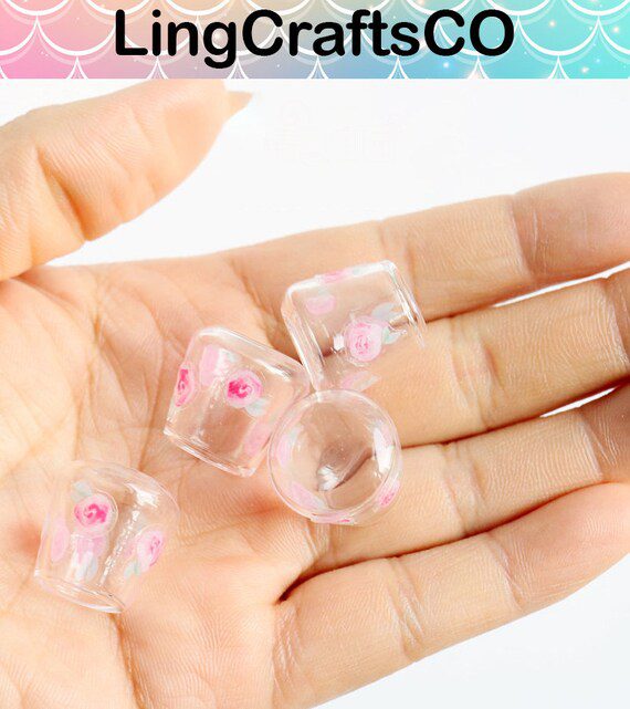 Miniature Big Belly Glass Cups Set