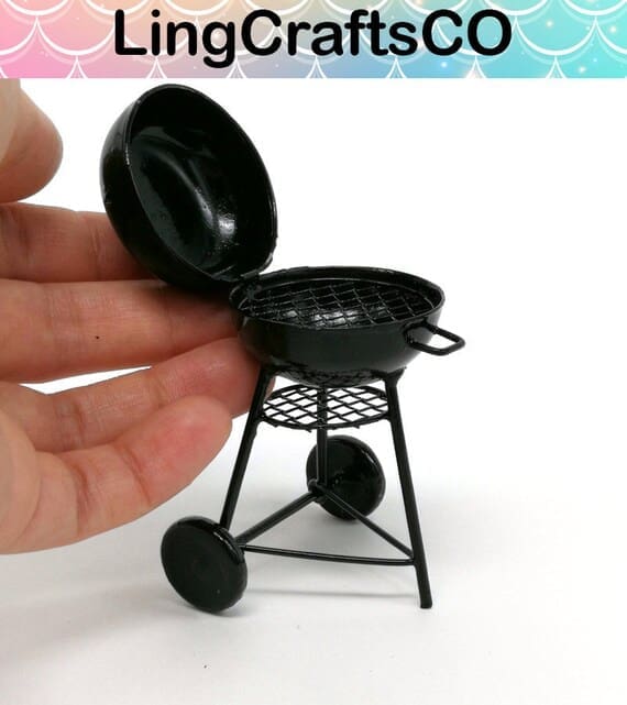 Dollhouse Miniature BBQ Grill