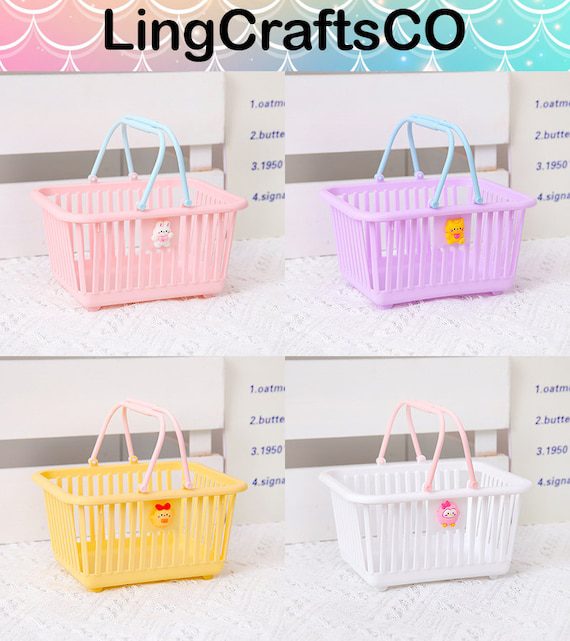 Miniature Colorful Bucket Baskets