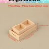 Miniature Wooden Compartment Box