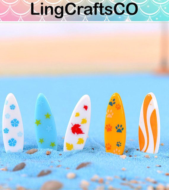 3PCS Miniature Beach Surfboard