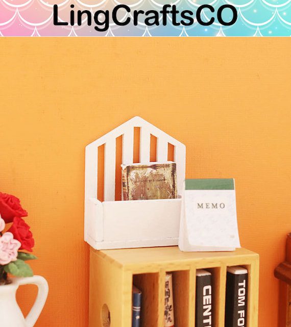 Miniature House Shape Storage Shelf