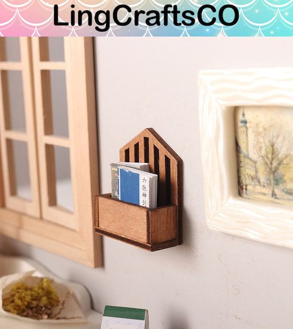 Miniature House Shape Storage Shelf