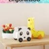 Miniature Cute Animal Storage Cart