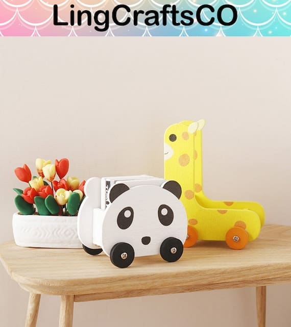 Miniature Cute Animal Storage Cart