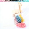 Miniature Colorful Wooden Mop