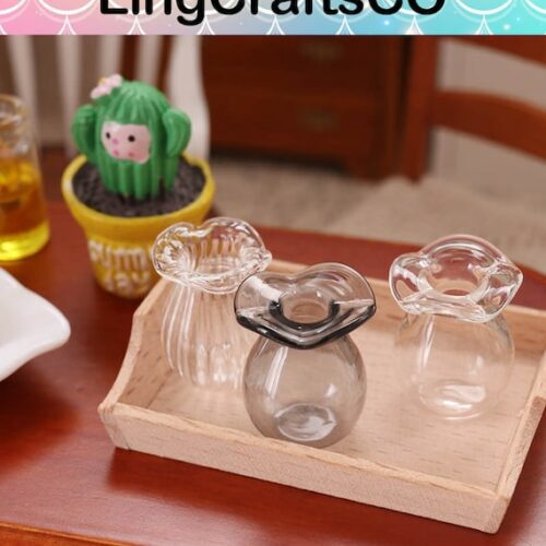 Miniature Transparent Vase